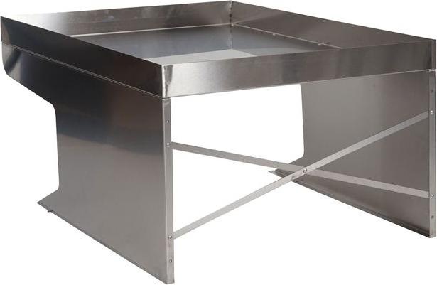 Produktbild Mendler XL Mähroboter-Garage mit Pflanzkasten HWC-G60, Metall 47x70x100cm, Edelstahl (Mähroboter, Mähroboter Garage)