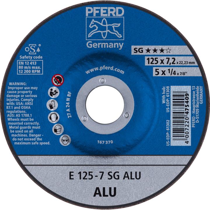 Produktbild Pferd Schruppscheibe 257 SG ALU (Korund)