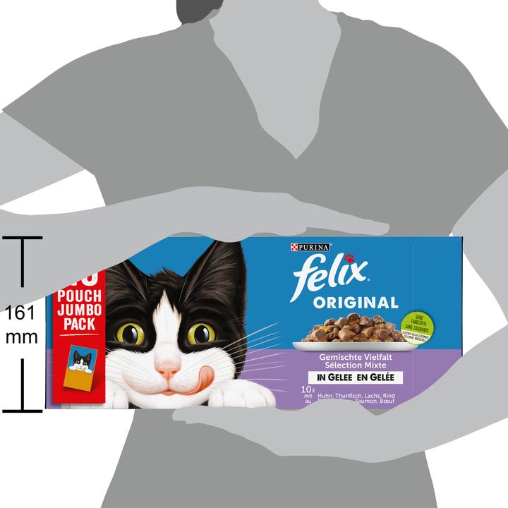 Produktbild Felix Original Mixed Selection in Gelee (Adult, 40 Stk., 3400 g)