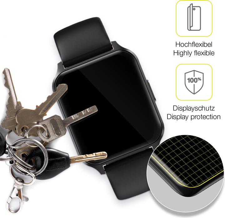 Image du produit Dipos Film de Protection d’écran Full-Cover 3D (Touchelex 1,52 pouces Smartwatch)