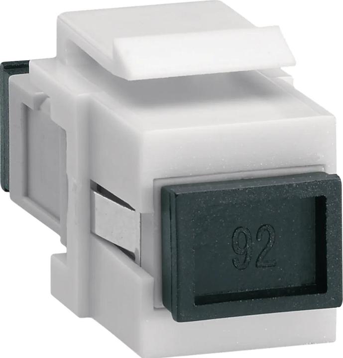 Actual product image Hager HAG VZ10DS Keystone module Displayport, MiniDP socket to Displayport socket
