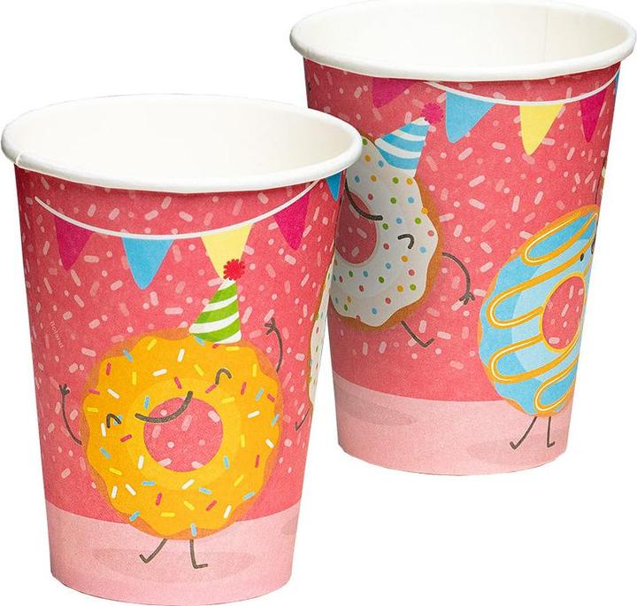Actual product image Boland Paper cup Donat 210ml (8x)
