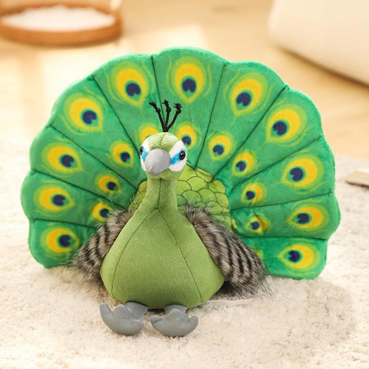 Actual product image Tinisu Peacock cuddly toy - 25 cm plush toy peacock soft toy (25 cm)