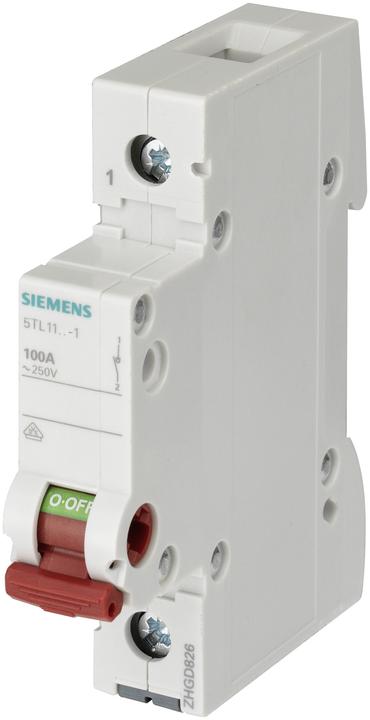 Produktbild Siemens 100A single pole, red handle