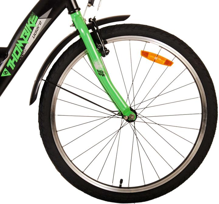 Image du produit Volare Thombike Kinderfiets - Jongens - 24 inch - Zwart Groen (24")
