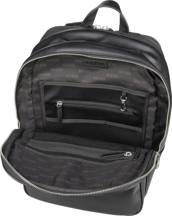 Actual product image Guess Certosa Saffiano Squared Backpack / Daypack