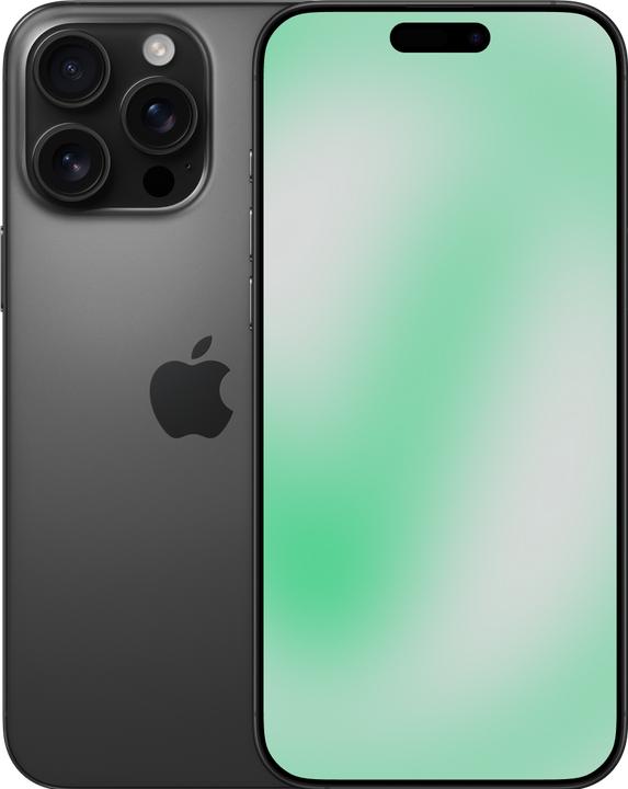 Image du produit Revendo iPhone 16 Pro Max (512 Go, Titane Noir, 6.90", 48 Mpx, SIM + eSIM, A / Comme neuf)