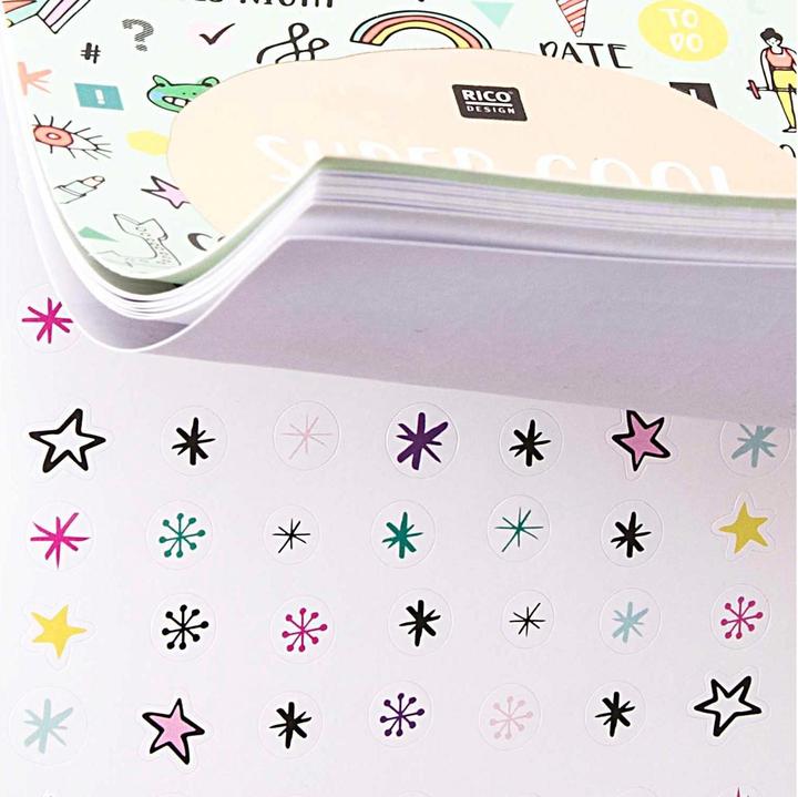 Produktbild Rico Design Stickerbuch Super Cool
