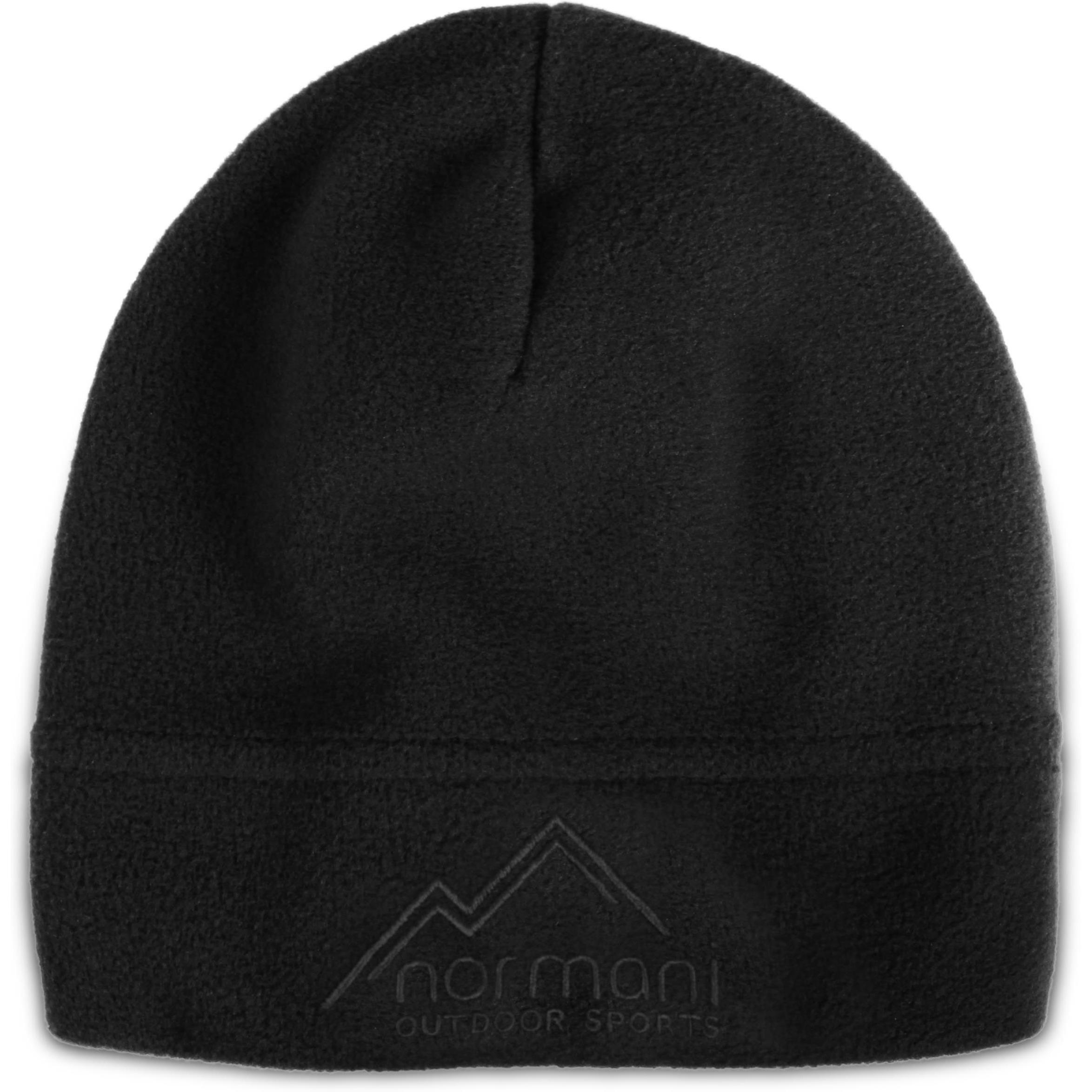 Normani, Damen, Mütze, Microfleece Mütze Subzero, Schwarz, (One Size)