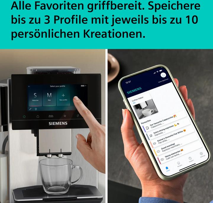 Actual product image Siemens EQ900 plus