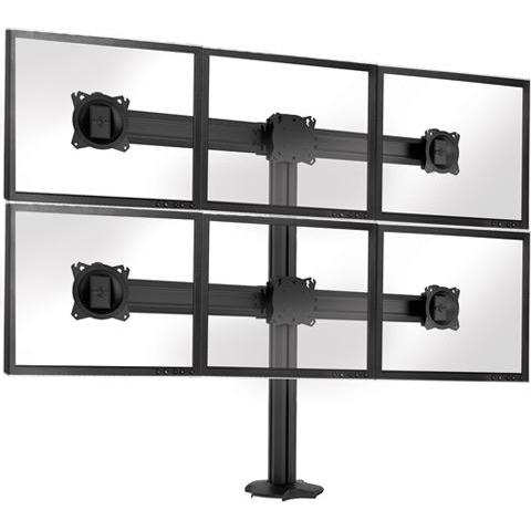 Chief Kontour Series K3G320B - Befestigungskit (Tischplattenbohrung, Spalte, 6 Schnitt (Tisch, 27.01"), Monitor Halterun...