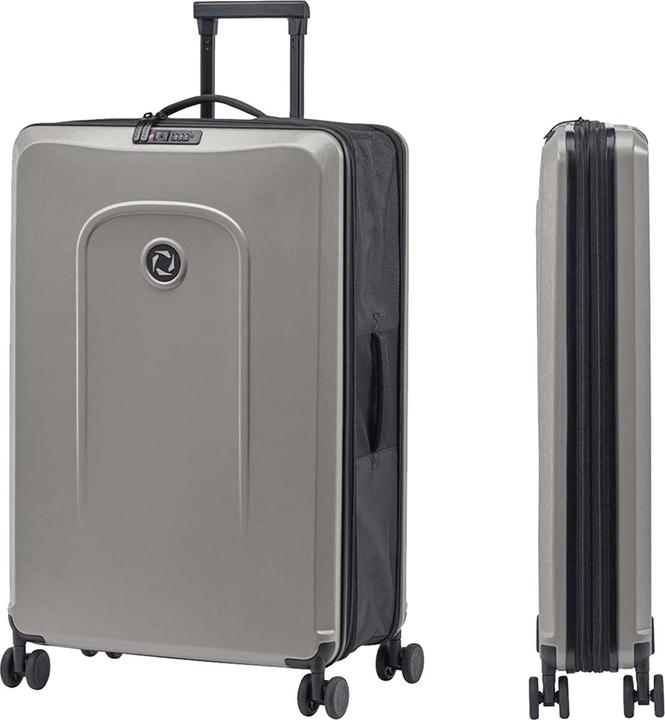 Actual product image Senz Senx Foldable Large Check In Trolley, 95L, Silk Grey (95 l)