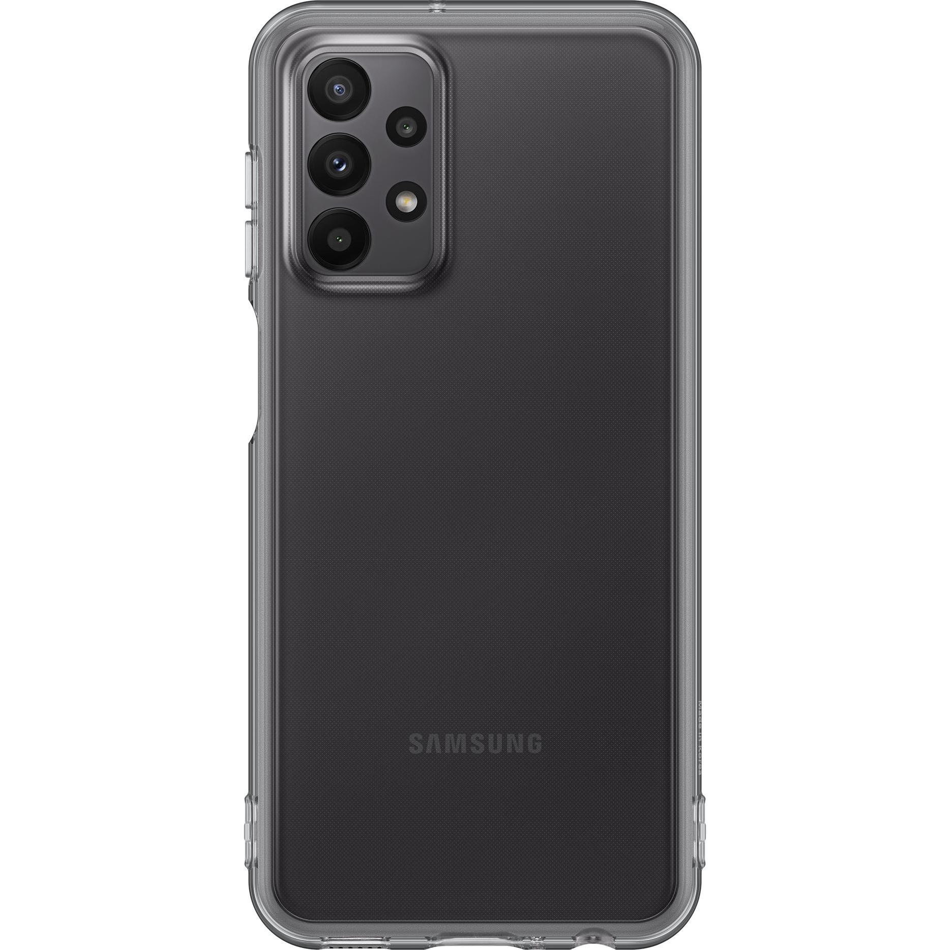 Samsung Soft Clear Cover (Samsung Galaxy A23 5G), Smartphone Hülle, Schwarz