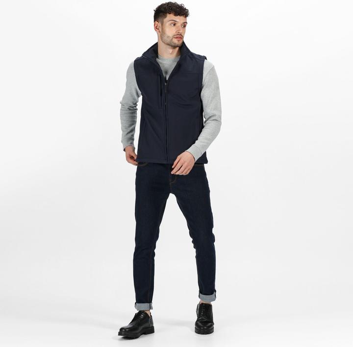 Actual product image Regatta Mens Flux softshell gilet water-repellent windproof (S)