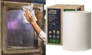 Actual product image Tork Extra Strong Industrial Cleaning Cloths White W1/2/3 570137 (160 pcs.)