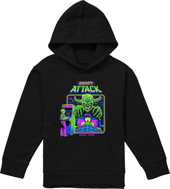 Produktbild Steven Rhodes Anxiety Attack Kapuzenpullover (128)