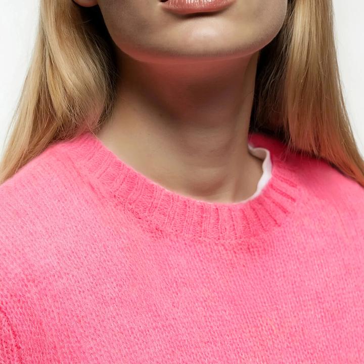 Produktbild La Redoute Collections Grobstrickpullover mit rundem Ausschnitt (M)