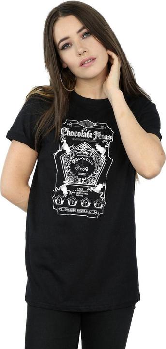 Immagine prodotto Chocolate Frogs Mono Label Maglietta Ampia Donna (XXL)
