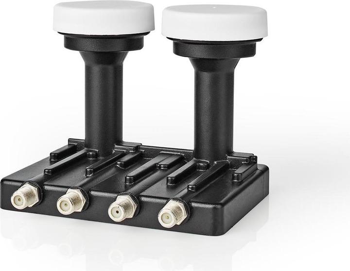 Produktbild Nedis LNB Quad Monoblock 6,0 ° Ausgangsanschluss: 4X F-Connector Rauschmass Bereich: 0.85 dB Konvers (Quad LNB)
