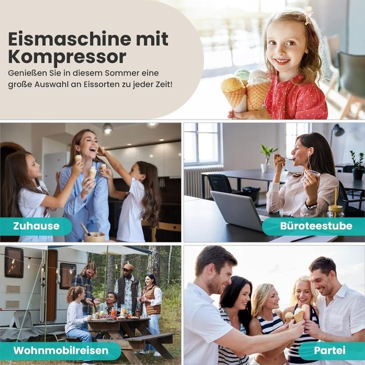 Produktbild Acmeenjoy Eismaschine mit Rezeptheft