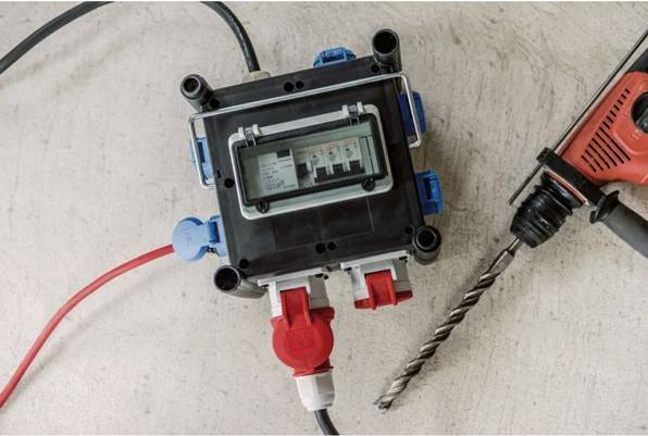 Actual product image Brennenstuhl Rubber power distributor (7x, CEE 7/3)