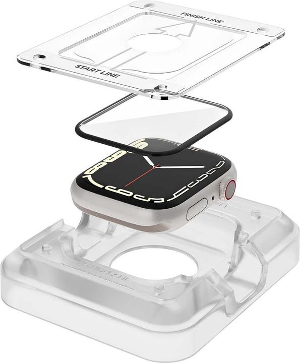 Image du produit Spigen ProFlex EZ FIT Apple Watch 7 45mm 2szt./2pcs AFL04051 Szkło Hybrydowe