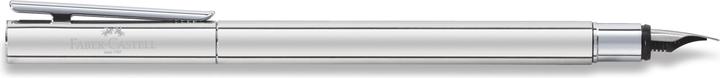 Produktbild Faber-Castell Fllhalter NEO Slim Edelstahl, gl„nzend, EF (Edelstahl glänzend)