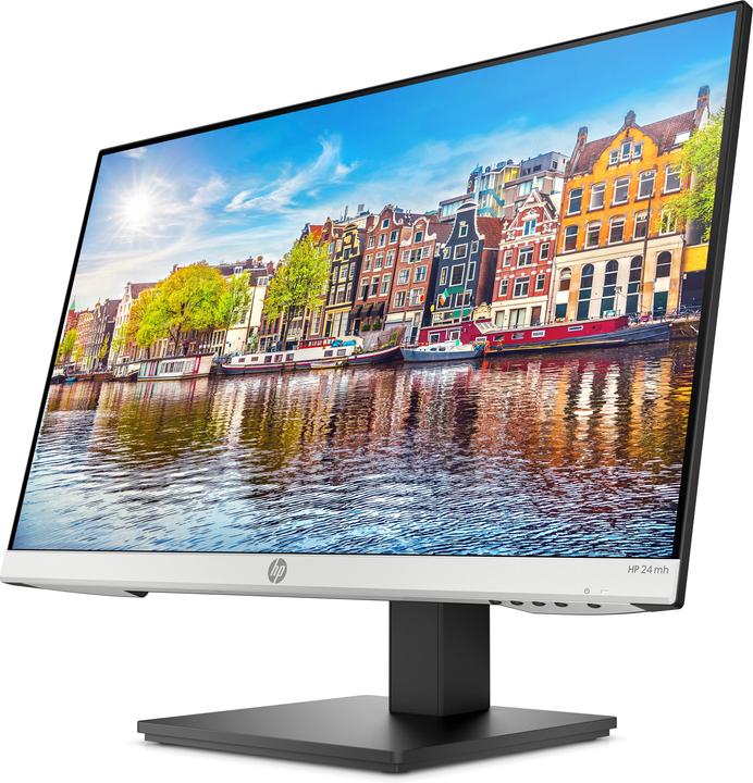 Image du produit HP Moniteur de bureau 24mh - Full HD, AMD FreeSync, haut-parleurs (1920 x 1080 pixels, 23.80")