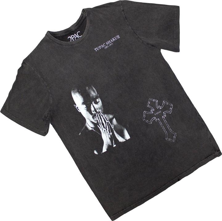 Produktbild Tupac Shakur Photo Cross TShirt (L)