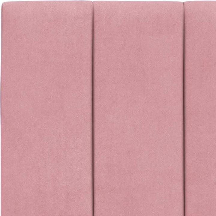 Actual product image vidaXL Bed frame with velvet headboard (90 x 200 cm)