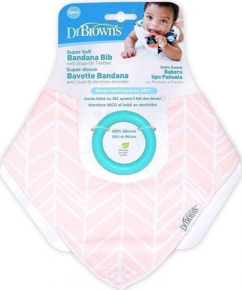 Image du produit Dr Browns Dr. Browns bib with teeth 3m + Dr. (3 Mois)