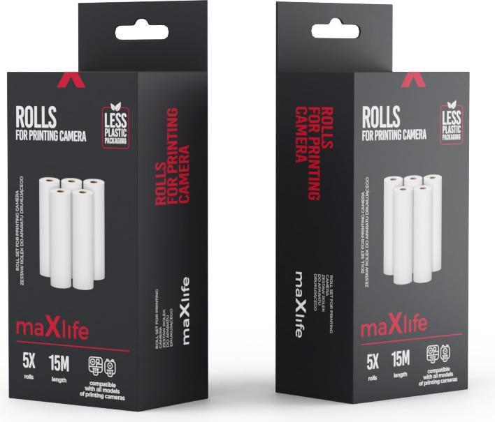 Image du produit Maxlife jeu de rouleaux pour l'impression de l'appareil photo