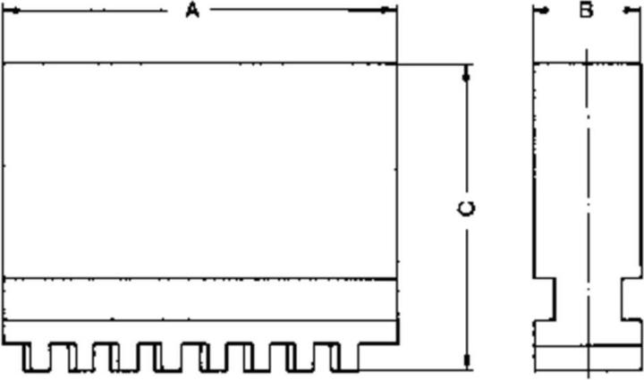 Actual product image Röhm Block jaw BL