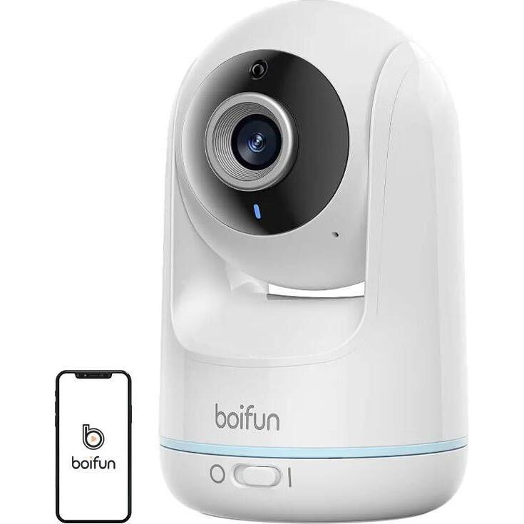 Boifun, Babyphone, VB805 electronic rotating nanny with two-way audio (Babyphone mit Kamera, 500 m)