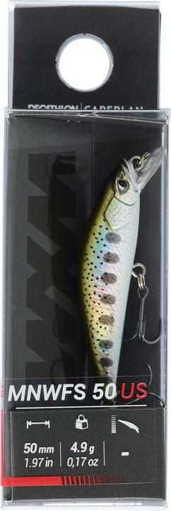 Produktbild Caperlan Wobbler Forelle Minnow Jerkbait ultrasinkend (5 cm)
