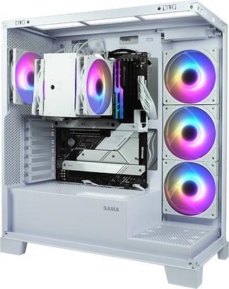 Actual product image Scythe Mugen 6 Dual Fan White ARGB Edition (weiss, 120 mm) (154 mm)