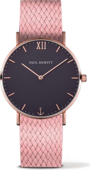 Produktbild Paul Hewitt Sailor Line Blue Lagoon Rose Gold Perlon Aurora (Analoguhr, 39 mm)