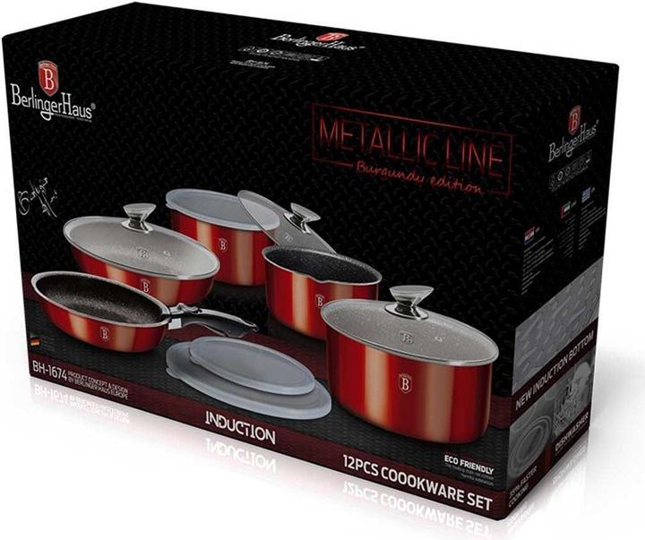 Produktbild BerlingerHaus GRANITE POT SET Click & Cook BH-1674 (Pfannenset + Topfset)