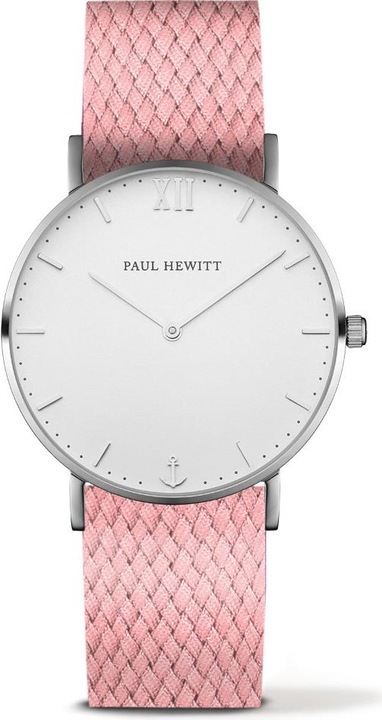 Image du produit Paul Hewitt Sailor Line Sable blanc Argent Perlon Aurora (Montre analogique, 39 mm)