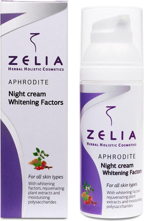 Actual product image Zelia APHRODITE Night Cream Whitening Factors (50 ml, Night cream)
