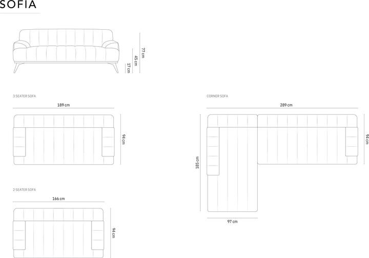 Actual product image CXL by Christian Lacroix Sofia (3-seater)