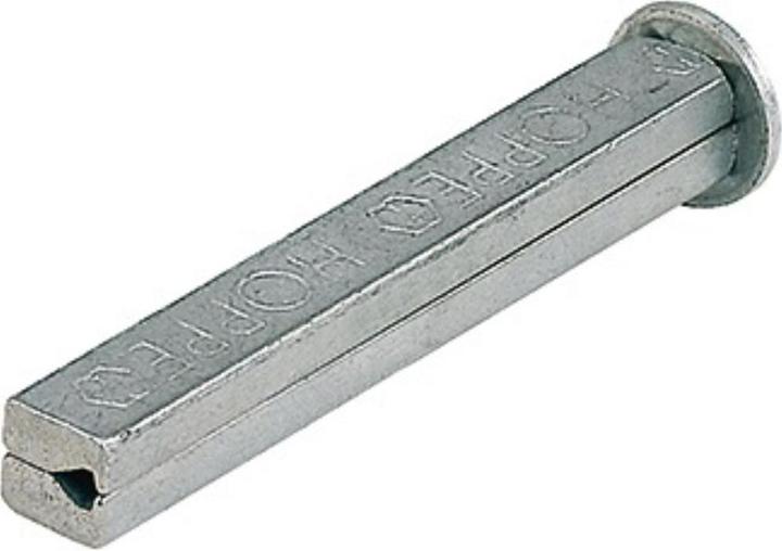 Productafbeelding Hoppe Vierkante spindel I-profiel spindel vierkant 8 x 60 mm ijzer gegalvaniseerd gedeeld