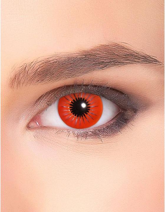 Produktbild Fasnacht Kontaktlinsen roter Stern (Rot)
