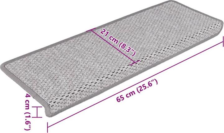 Immagine prodotto vidaXL Stufenmatte (25 x 65 cm)