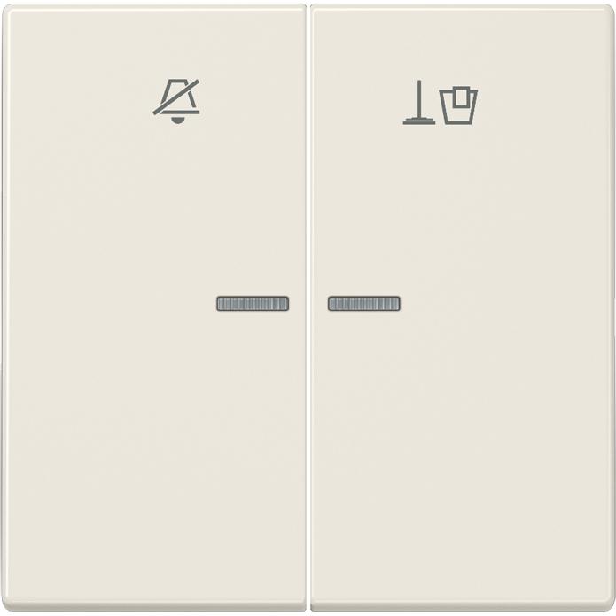JUNG Kontrollwippe Schalter LS ws div.Symbole LSRUKO5M, Taster + Schalter, Weiss