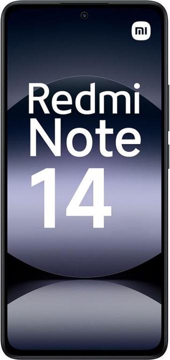 Image du produit Xiaomi Redmi Note 14 (128 Go, Midnight Black, 6.67", Double SIM hybride, 4G)
