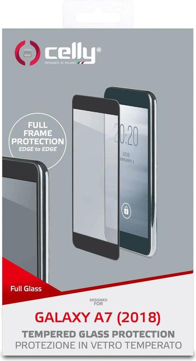 Produktbild Celly Full Glass Samsung transparente Displayschutzfolie 1 Stück (1 Stück, Samsung Galaxy A7)