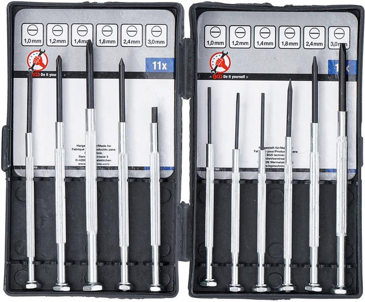 BGS Feinmechaniker-Schraubendreher-Satz (Kreuzschlitz)