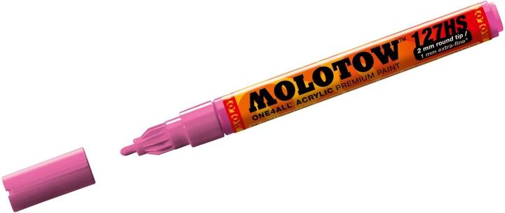 Actual product image Molotow Permanent marker One4All 127 HS refillable 2mm fuchsia pink (fuchsia pink, 2 mm, 1 x)