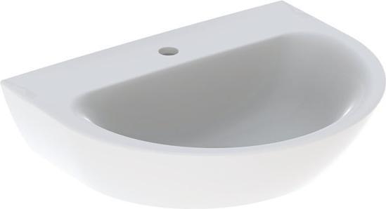 Produktbild Geberit Renova Waschtisch, 1 Hahnloch, ohne Überlauf, Breite: 60cm (600 mm, 600 mm)